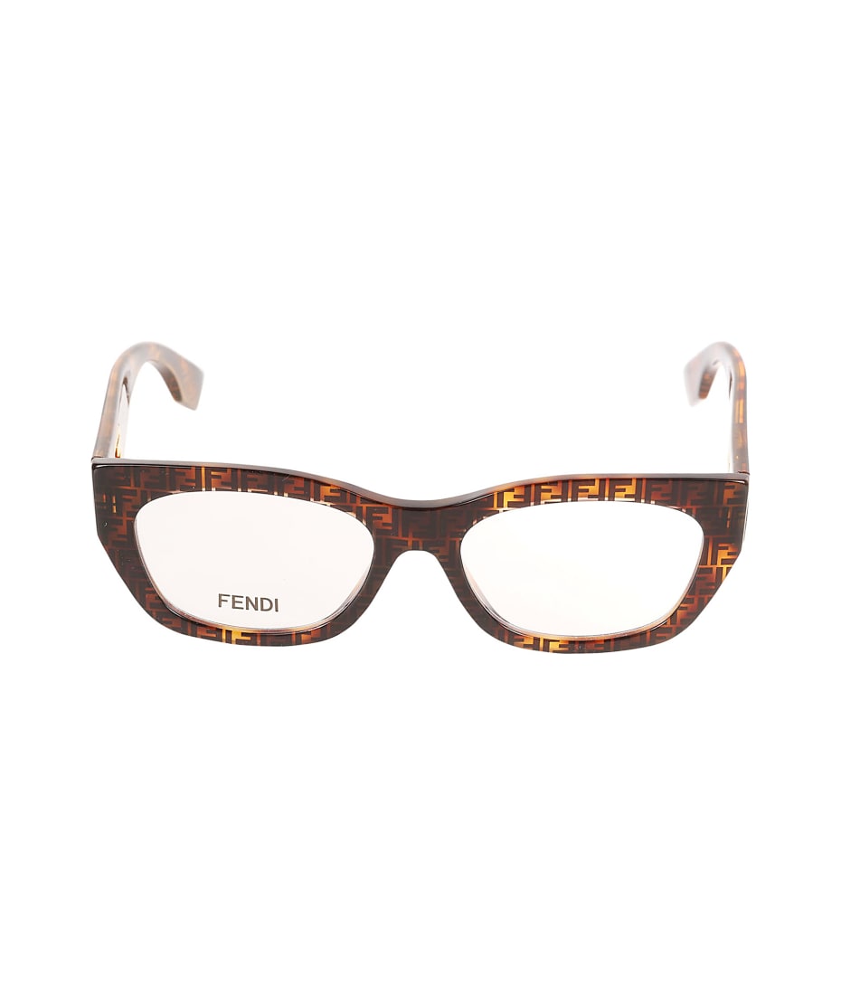 【送料&関税込】Fendi All-over Logo Detail Glasses Fendi All-over Logo Detail Glasses | italist