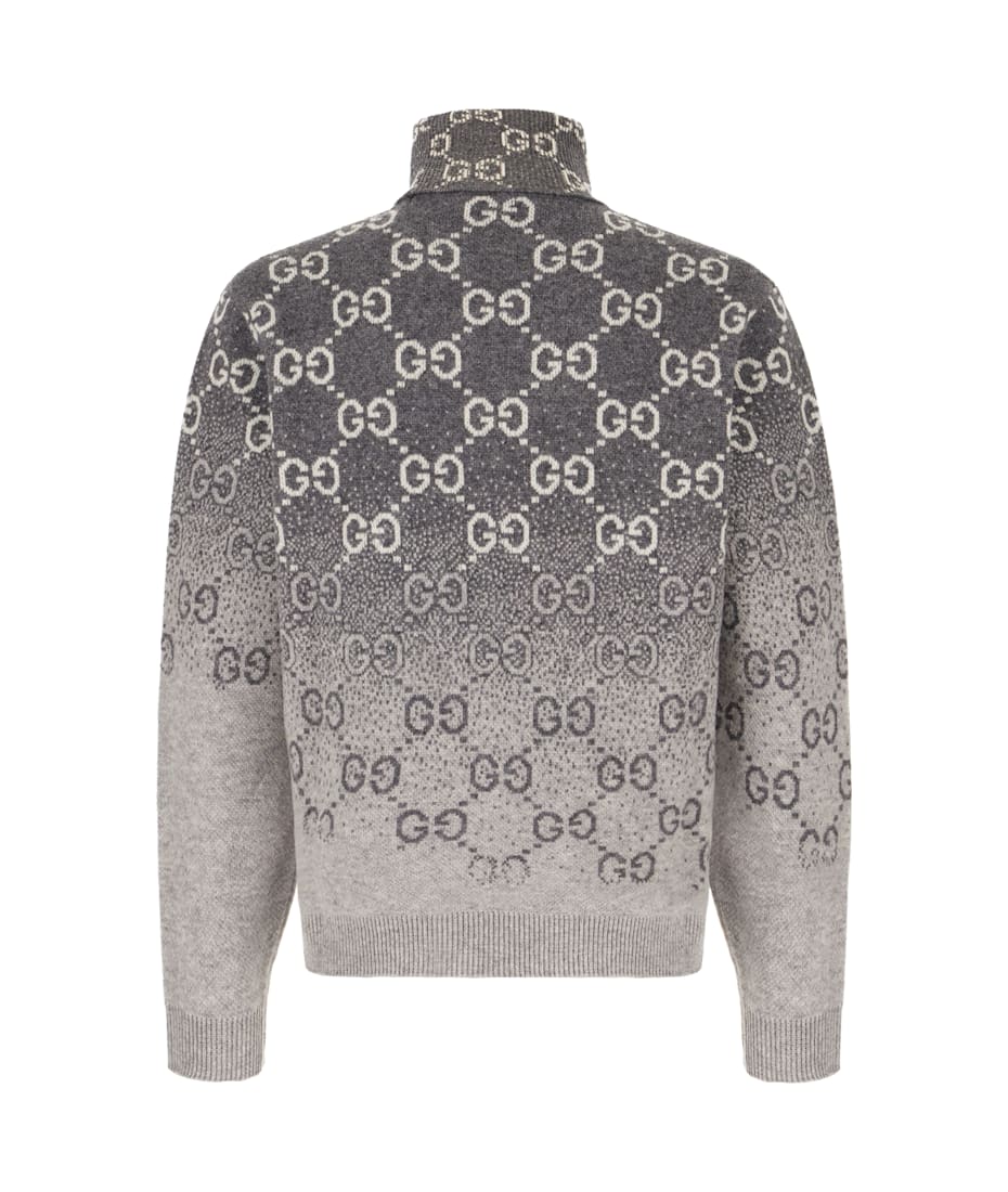 【送料&関税込】Gucci Embroidered Stretch Wool Blend Sweater Gucci Embroidered Wool Sweater | italist