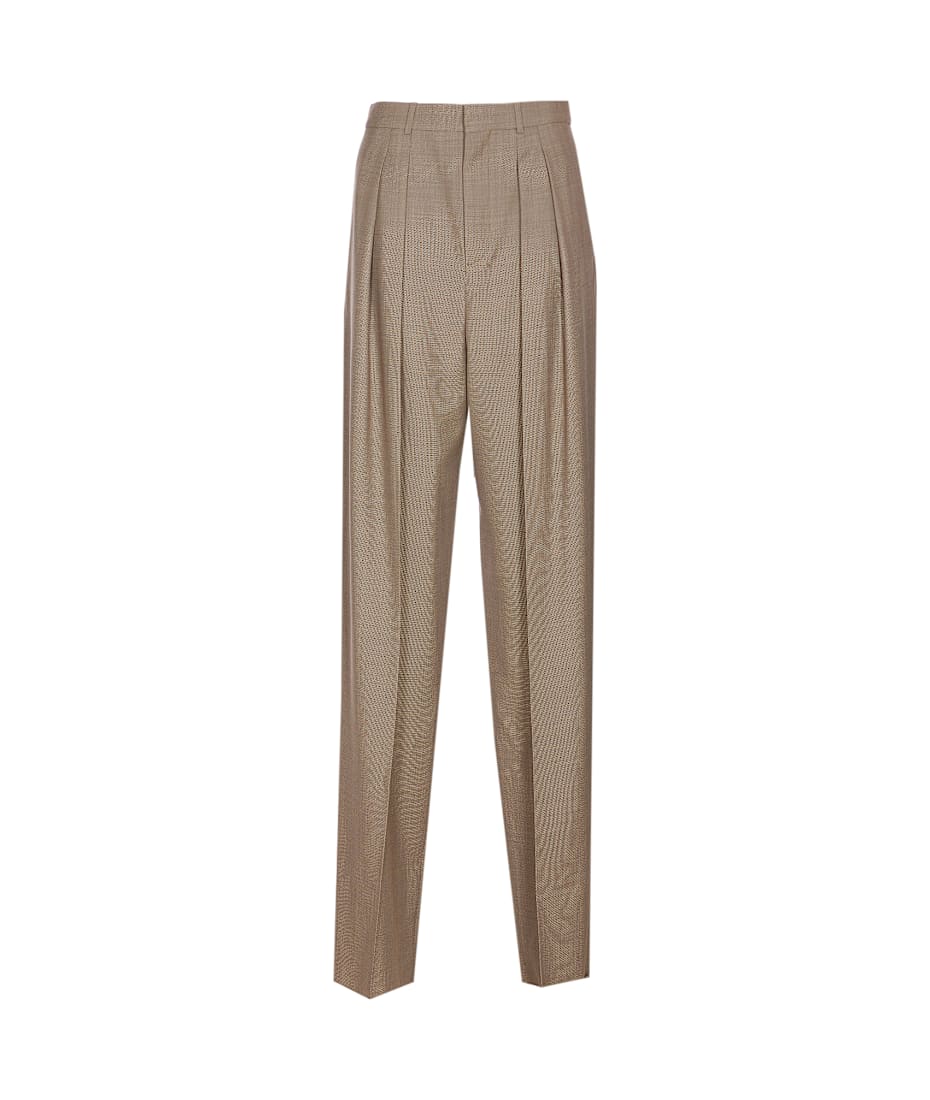 パンツ SAINT LAURENT WIDE-LEG IN WOOL CAVIAR PANTS Saint Laurent Wide-leg In Wool Caviar Pants | italist