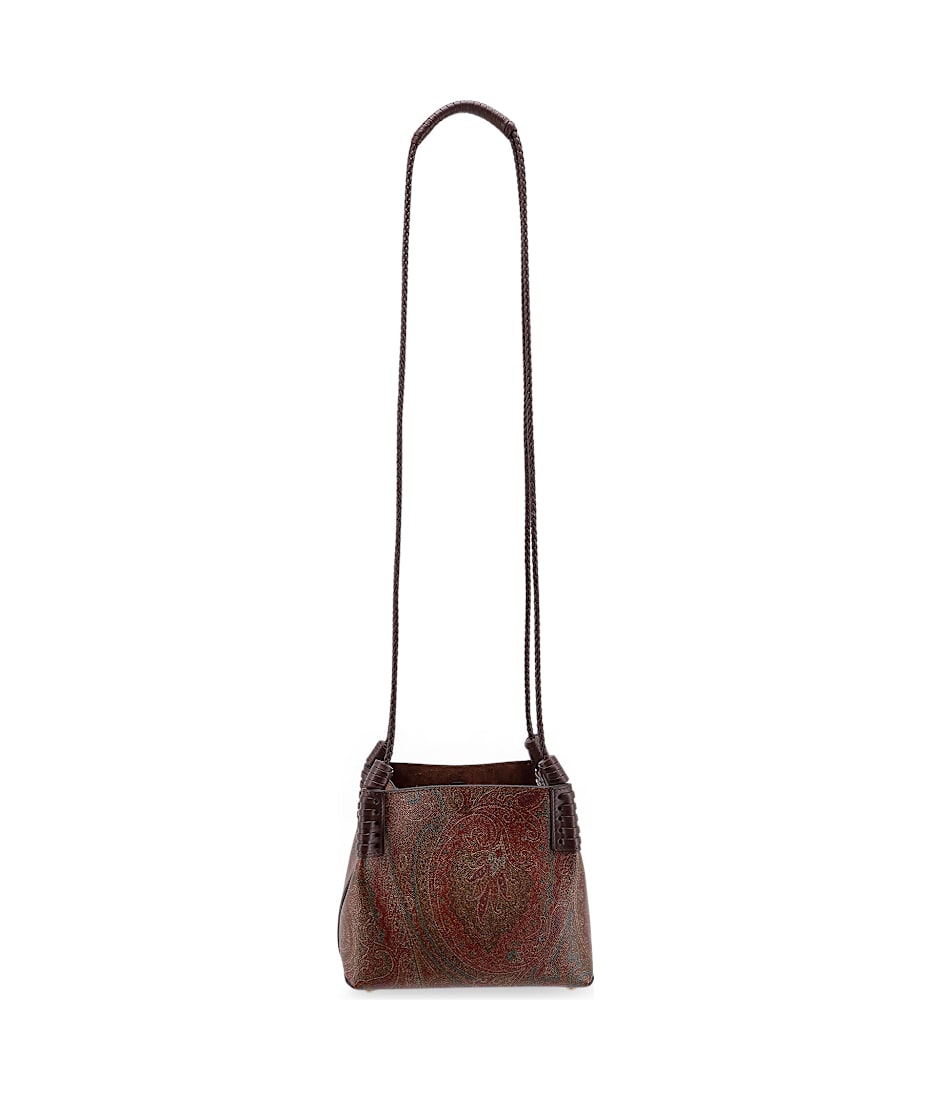 ショルダーバッグ・ポシェット ETRO LIBRA MINI SHOULDER BAG IN SMOOTH LEATHER Etro Libra Mini Leather Shoulder Bag in Red | Lyst