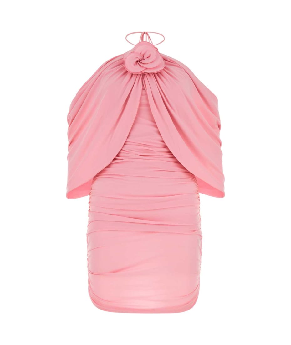 Magda Butrym Pink Jersey Mini Dress - PINK