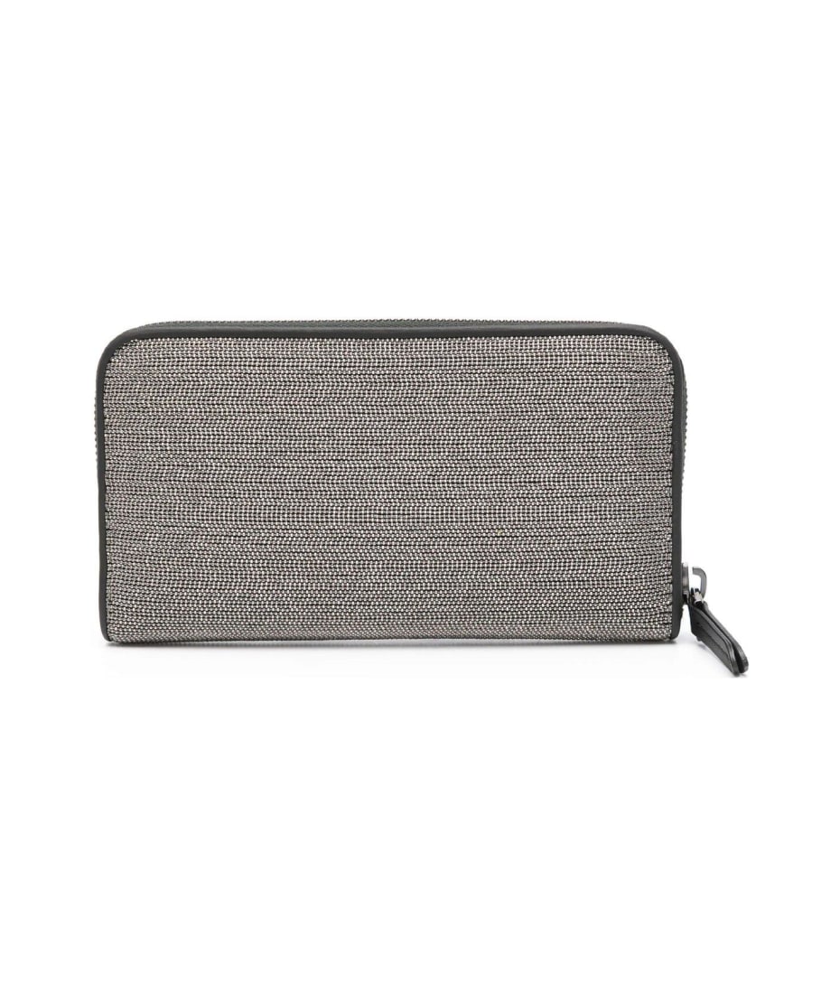 BRUNELLO CUCINELLI ダークグレー　モニーレ付　財布 BRUNELLO CUCINELLI ダークグレー モニーレ付 財布