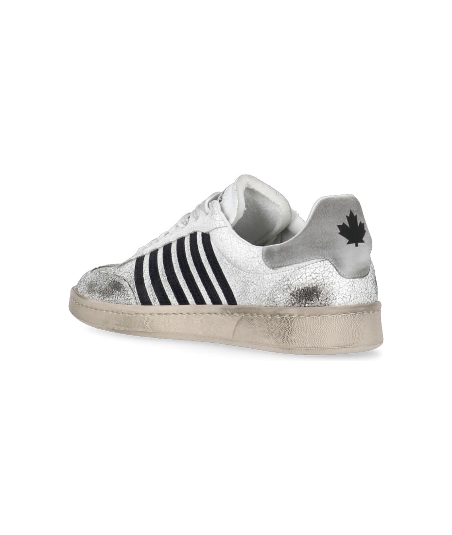 Dsquared2 ボクサー ヴィンテージ ロートップ スニーカー 365ae789cdc843d102f0fd1aef1009