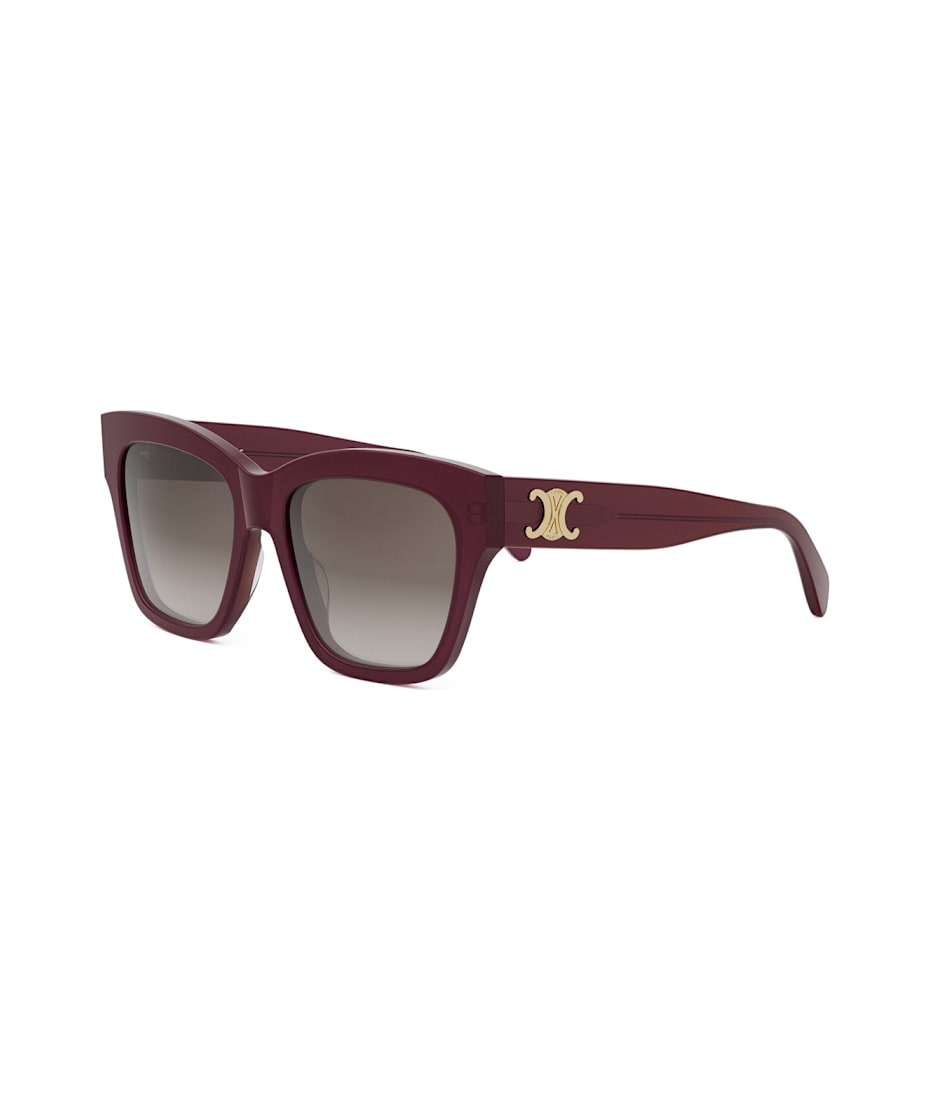 【送料&関税込】Celine Cl40253i Triomphe 69f Rosso Lucido Su Celine Cl40253i Triomphe 69f Rosso Lucido Sunglasses