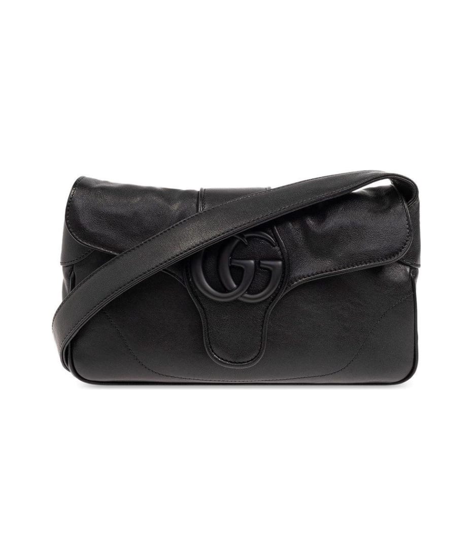 Gucci logo plaque shoulder bag hotsell