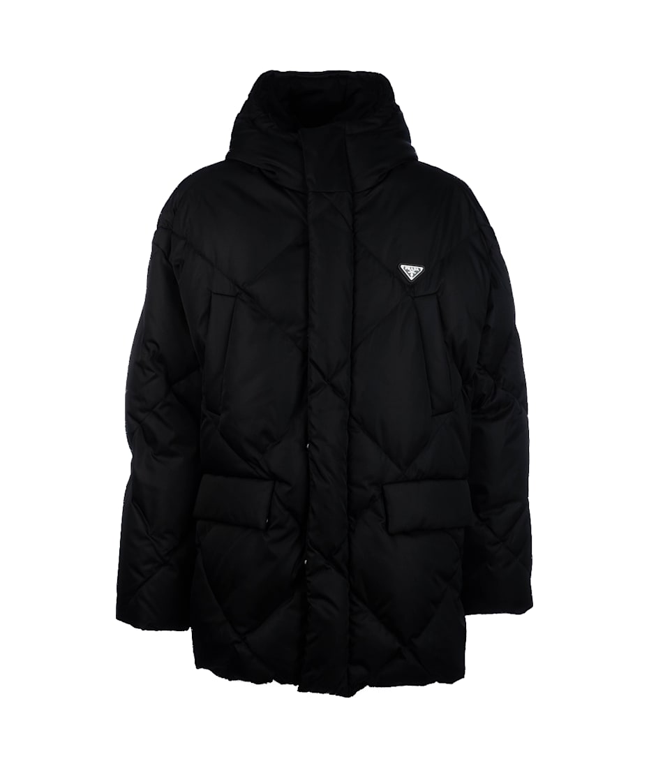 SALE｜PRADA カシミヤウール トライアングルロゴジャケット