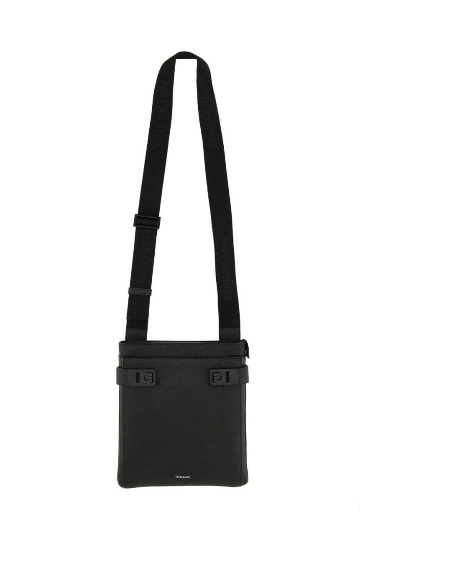 トートバッグ FERRAGAMO SS25 Shoulder bags (0784184) FERRAGAMO Leather shoulder bag | Men's Bags | Vitkac