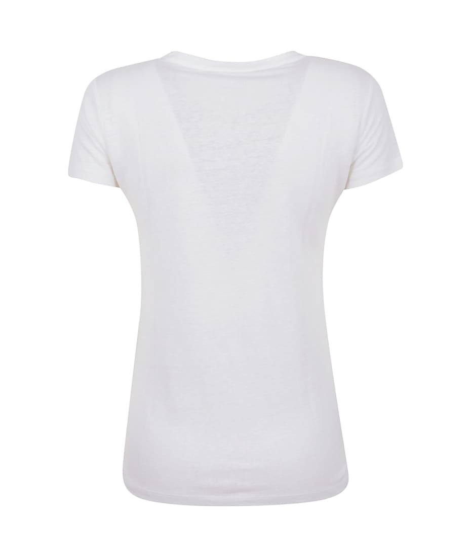 Majestic Filatures Round Neck T-shirt - Bianco