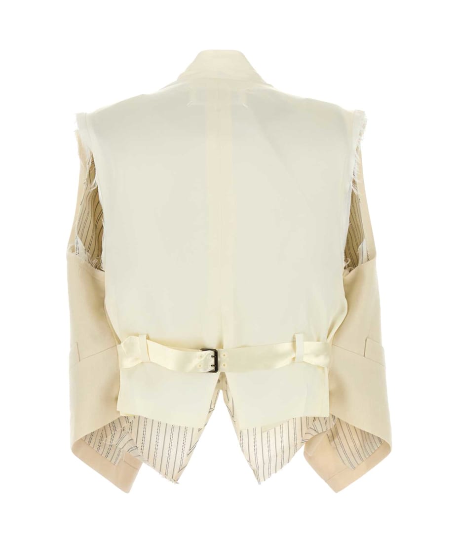 Cream Wool Vest