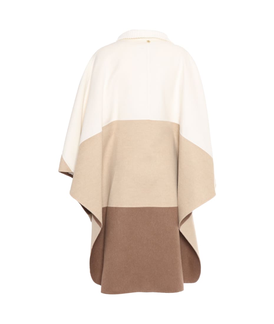 コート LORENA ANTONIAZZI Women Coats I2431PI68B4430 White Lorena Antoniazzi Logo-Patch Padded Jacket In White - 30