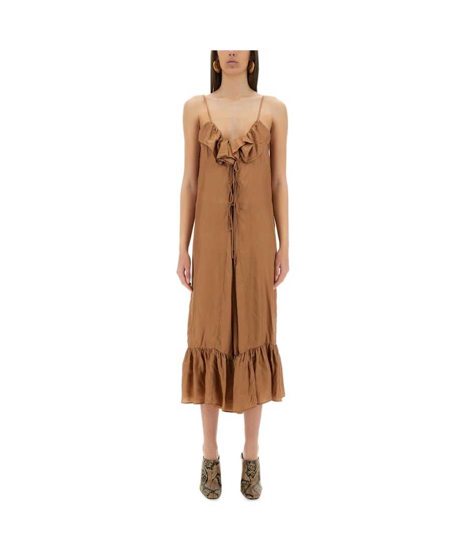 ワンピース DRIES VAN NOTEN PETTICOAT DRESS WITH RUFFLES Dries Van Noten Petticoat Dress With Ruffles | italist