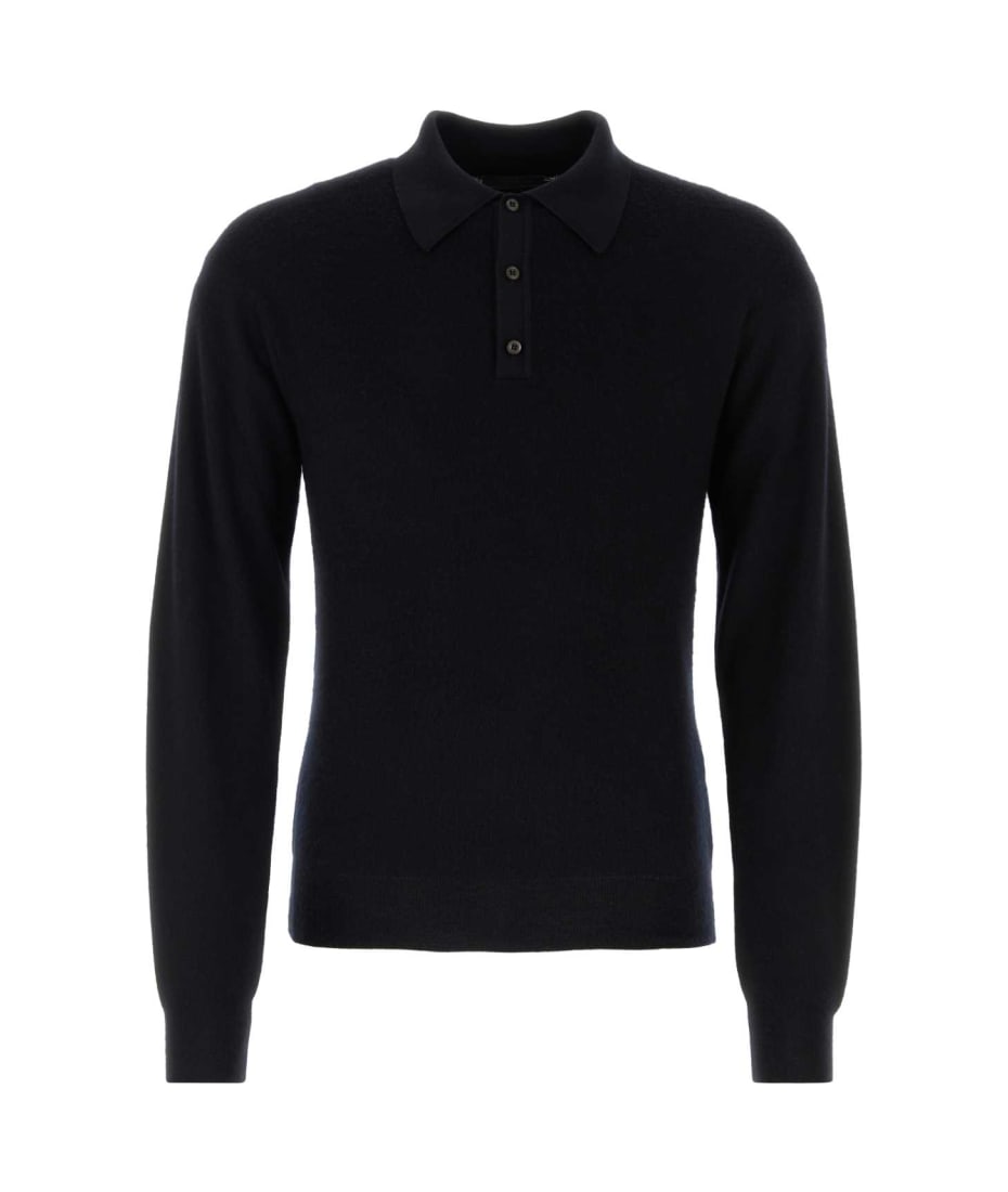 Tシャツ・カットソー PRADA SS25 Prada Cashmere Polo (UMB938SOOO 16EM F0008) 0400022002774_BLUE?wid=600&hei