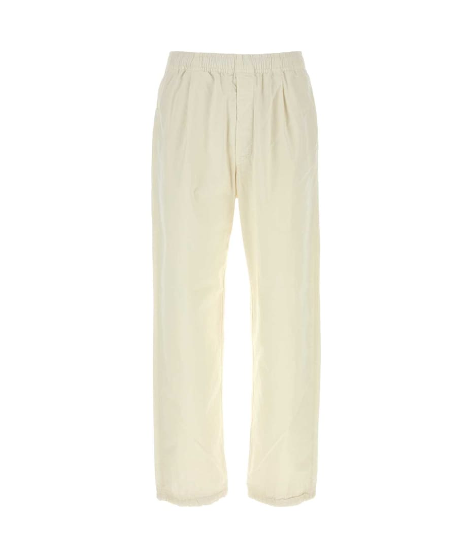 Stone Island Ivory Cotton Pant | italist