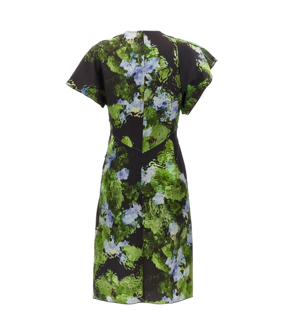 ワンピース Victoria Beckham Floral printed dress VICTORIA BECKHAM Floral-print chiffon midi dress | THE OUTNET