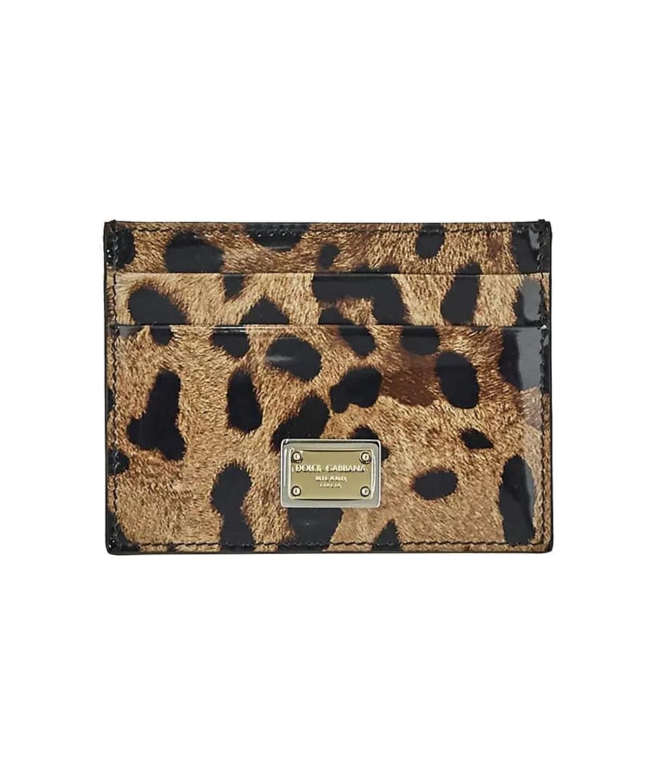 Dolce & Gabbana Leopard-print Card Holder | italist, ALWAYS LIKE A SALE