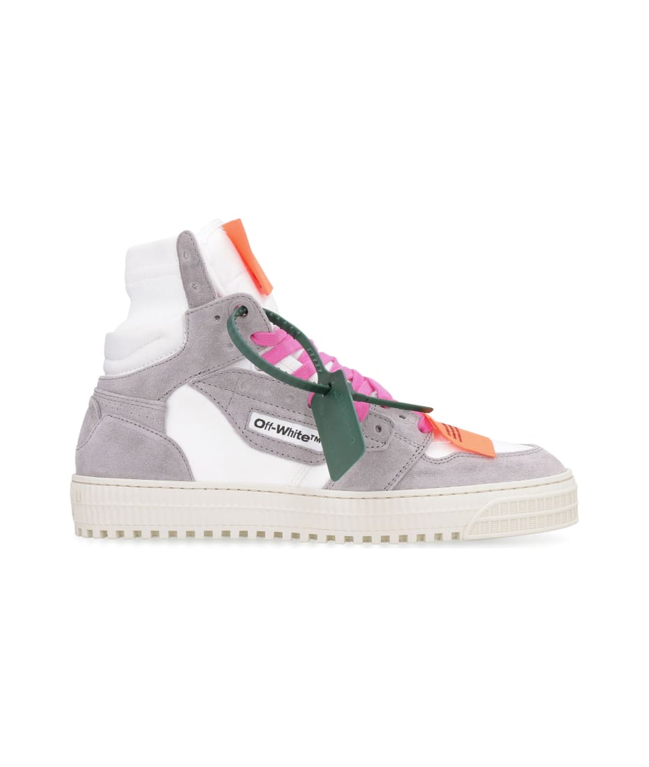 【Off-White】★関税送料込★ OFF COURT 3.0 HIGH TOP SNEAKERS OFF-WHITE 3.0 Off Court High-Top Sneaker White (Women's