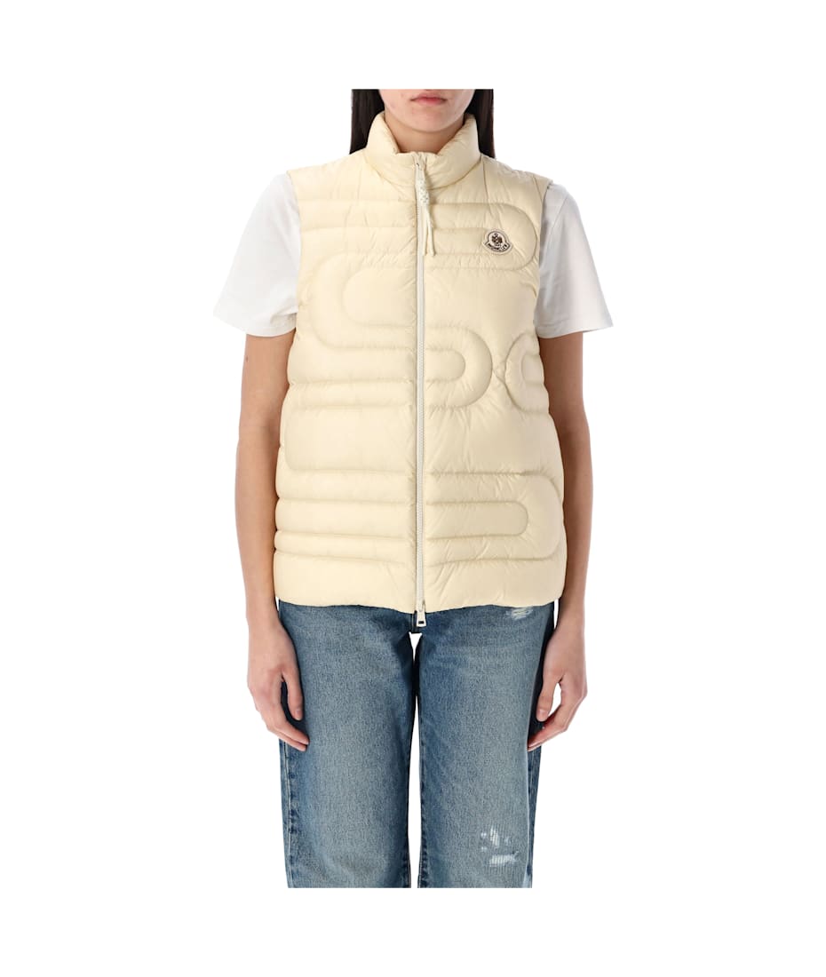 Moncler Xihu Snake-Quilted Down Gilet 関税込 Light Brown Xihu Snake-Quilted Down Gilet - Lunar New Year