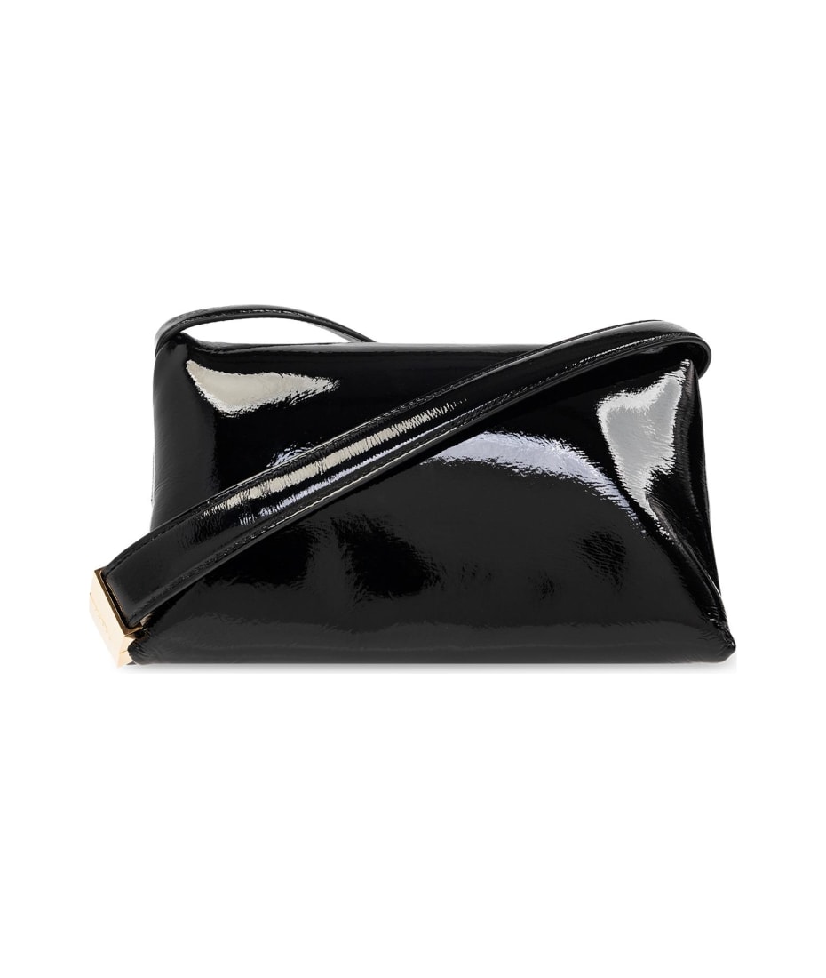 MARNI: Prisma patent leather bag - Black