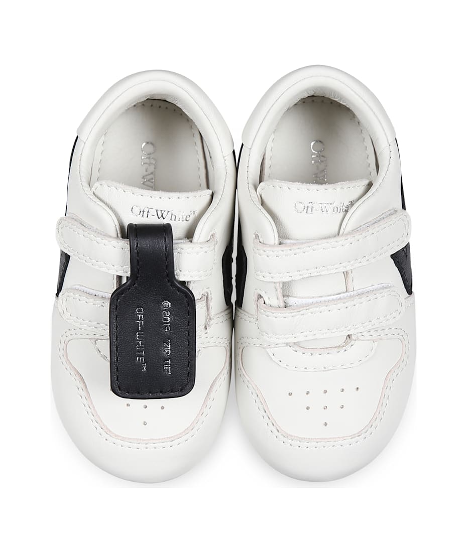 ★dumaro★ Seed Crossback Ivory Off-White Ivory Sneakers For Bbaykids With Arrow | italist