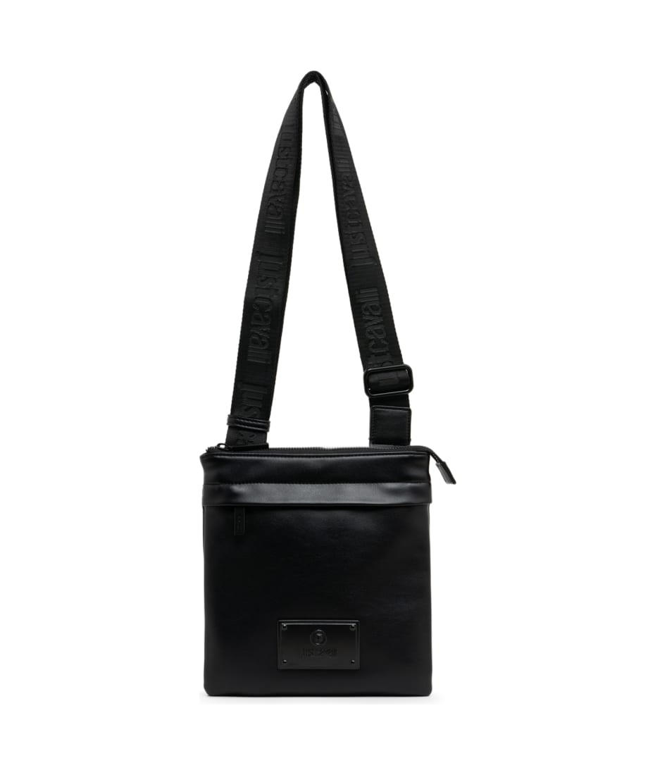 ショルダーバッグ JUST CAVALLI Men Shoulder bag Black 78QA4B12ZSB81 899 JUST CAVALLI Black men's bag with logo – Pavidas