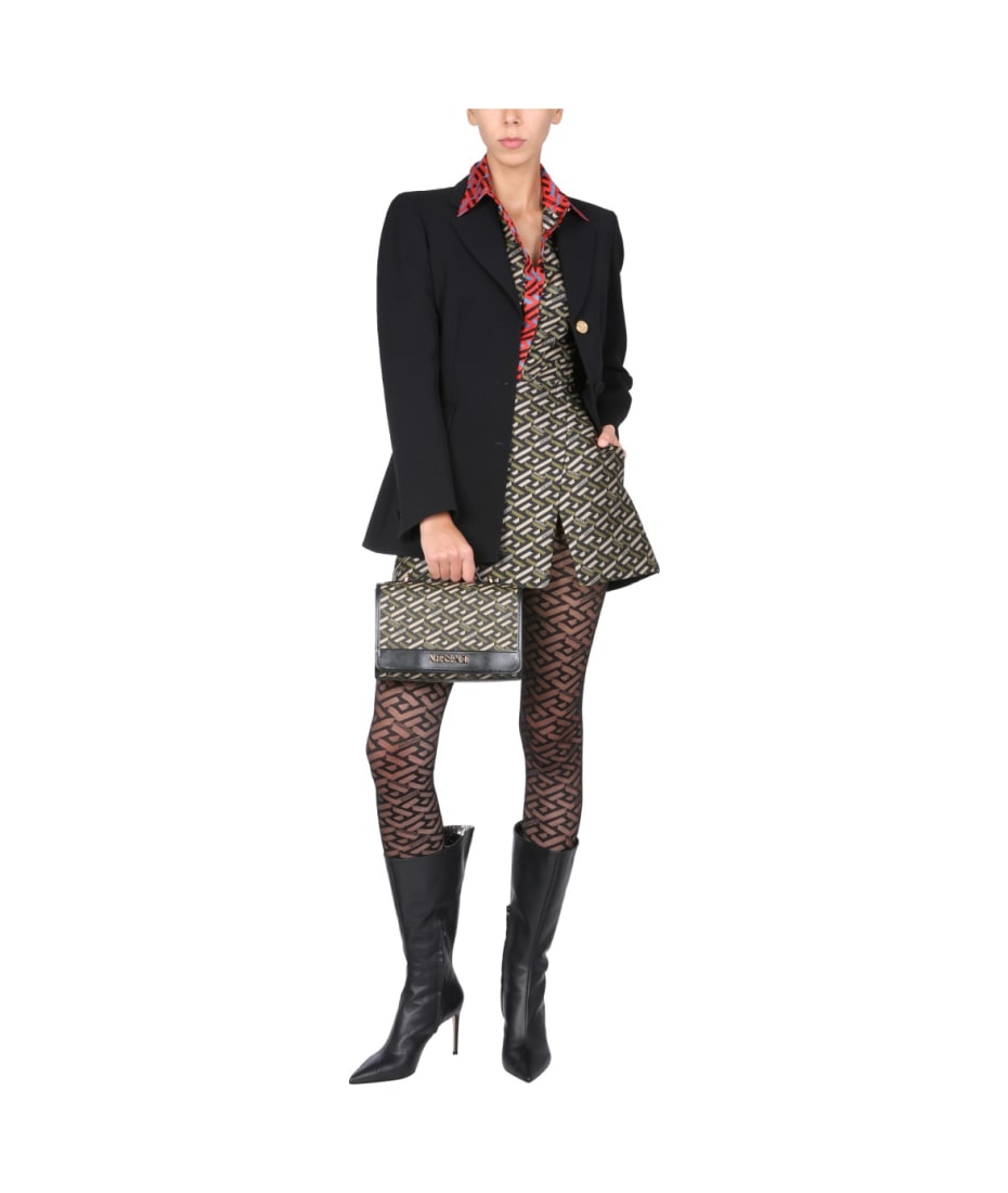 ジャケット VERSACE JACKET WITH MEDUSA BUTTON (1001728_1A017981B000) Versace Jacket With Medusa Button | italist