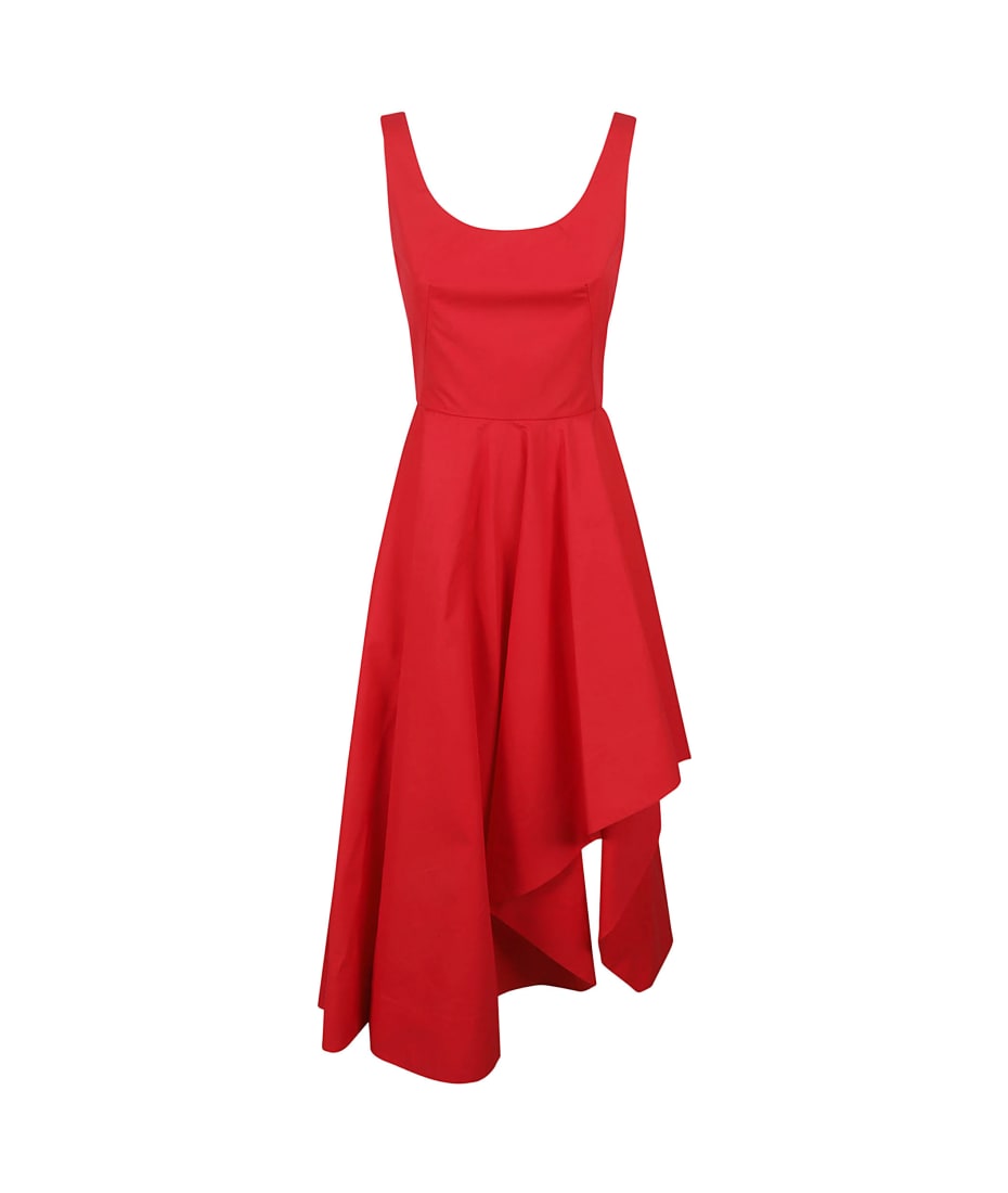 Alexander McQueen Asymmetric Sleeveless Long Dress | italist, ALWAYS LIKE A SALE Alexander McQueen Asymmetric Sleeveless Long Dress | italist, ALWAYS LIKE A SALE