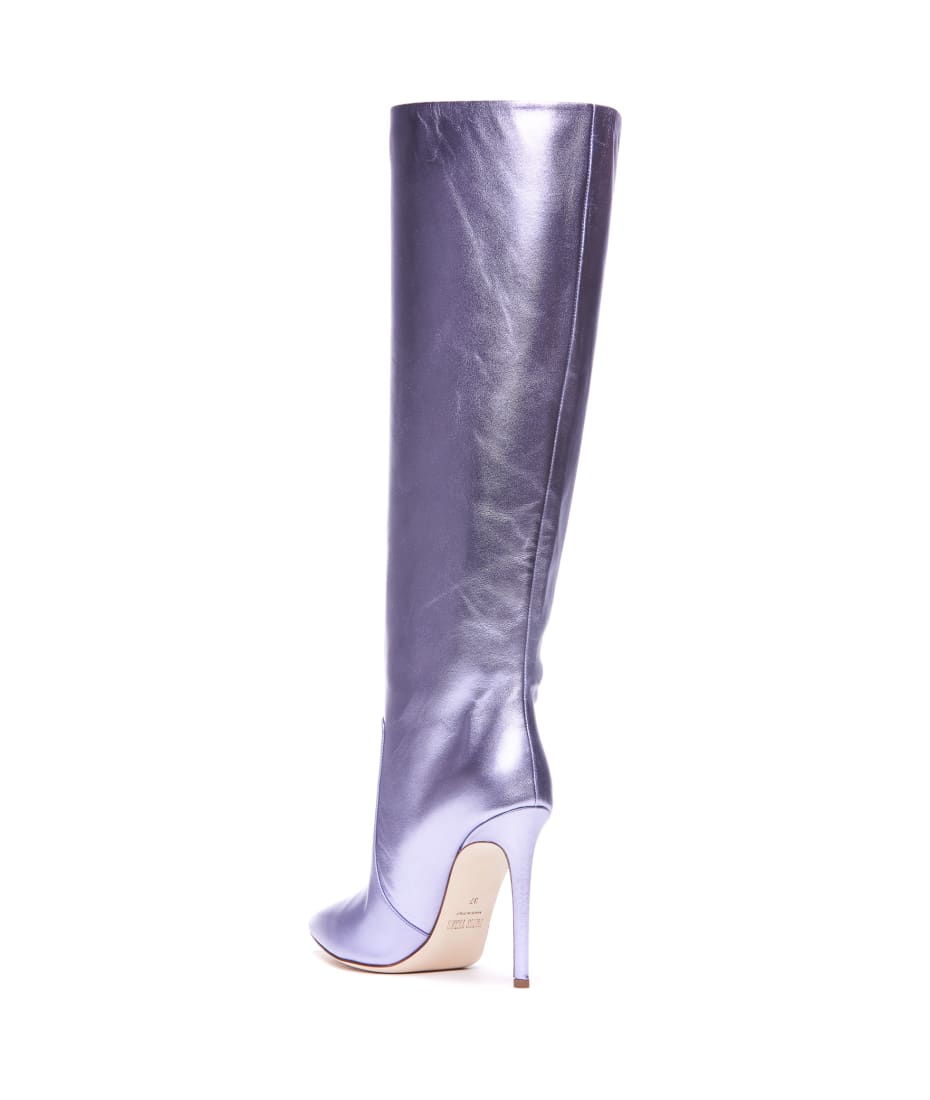 パリテキサス レディース ブーツ シューズ Stiletto Pump Boots Violet-