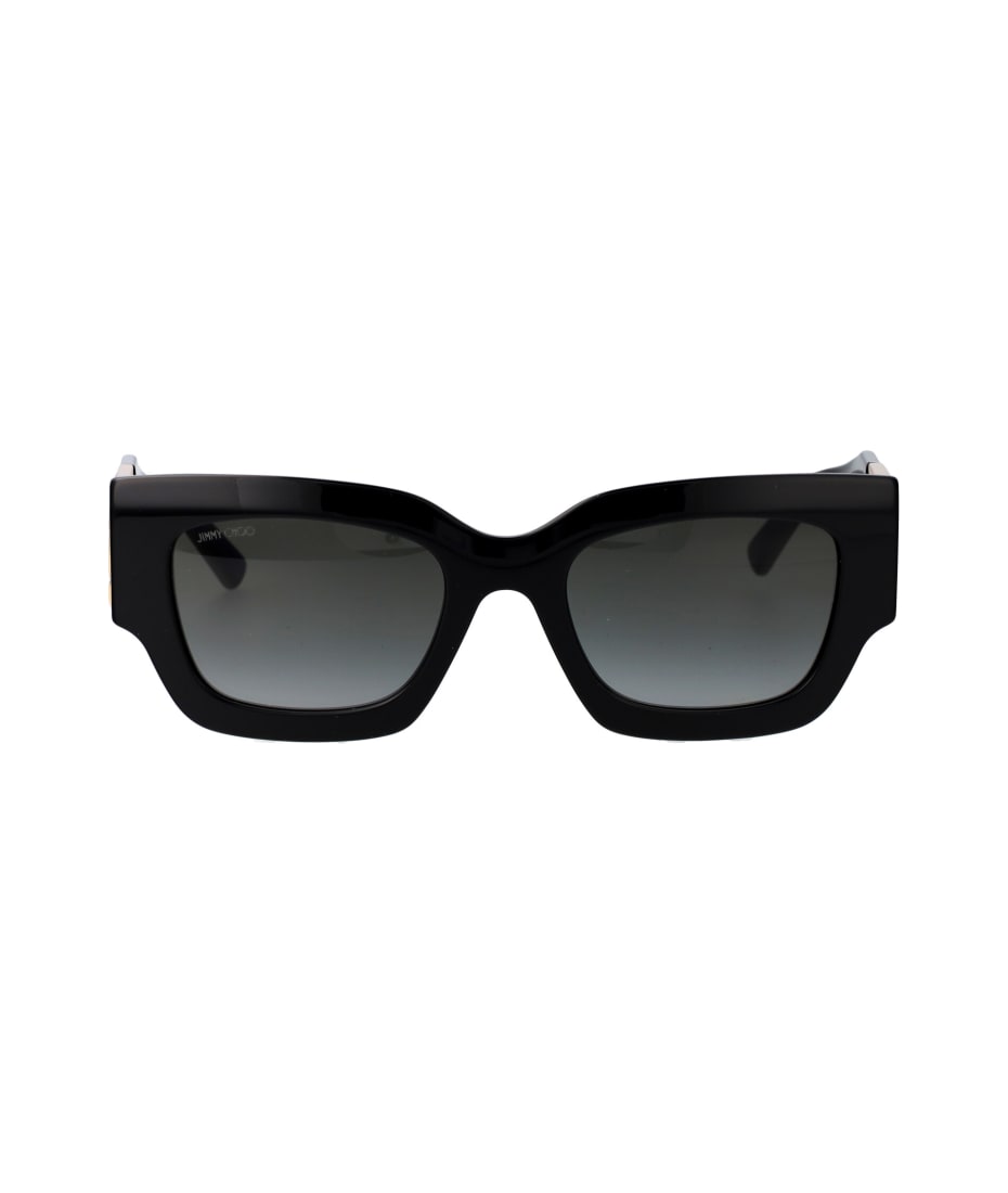 サングラス JIMMY CHOO Woman Sunglasses Black NENA/S 8079O NEW JIMMY CHOO NENA/S 807 Black Authentic Women Sunglasses