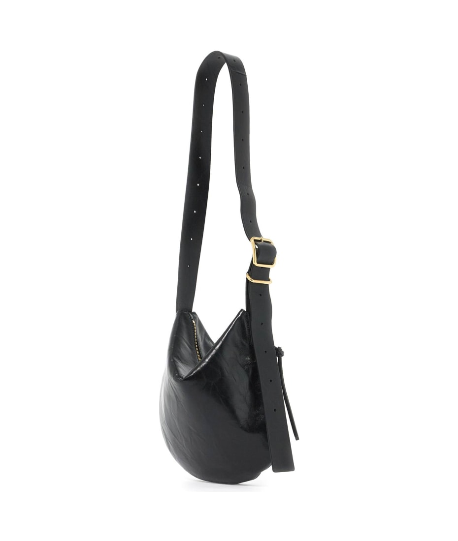 Jil Sander Logo Detailed Small Moon Shoulder Bag | italist, ALWAYS
