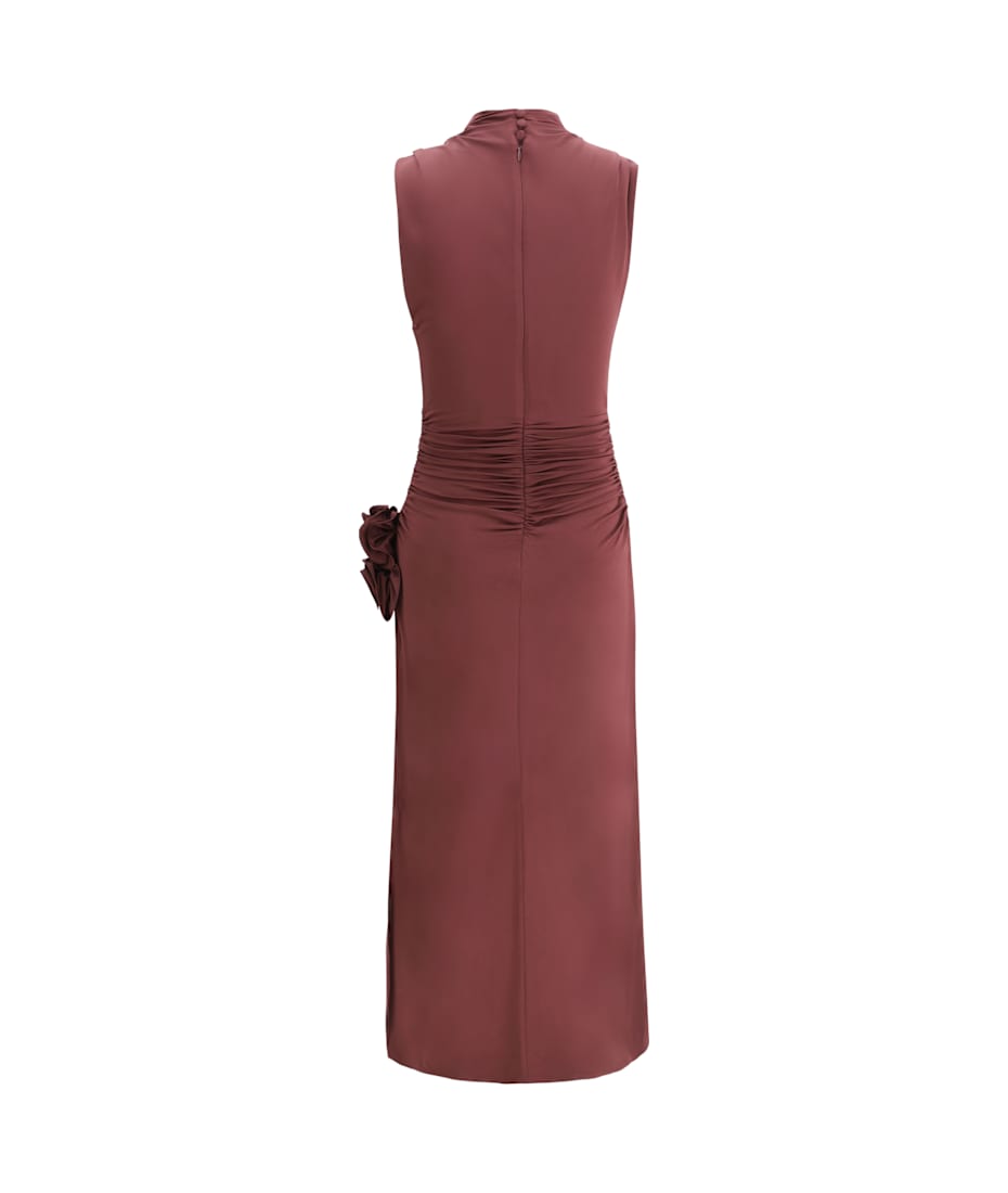 【関税&送料込】Magda Burtym Dresses Bordeaux Floral Appliqué Maxi Dress | MAGDA BUTRYM | elysewalker