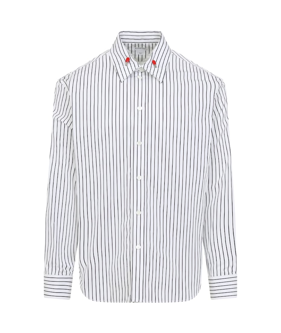 Tシャツ・カットソー BOTTEGA VENETA Bottega Veneta Crushed Poplin Shirt Bottega Veneta Embroidered Poplin Shirt | italist