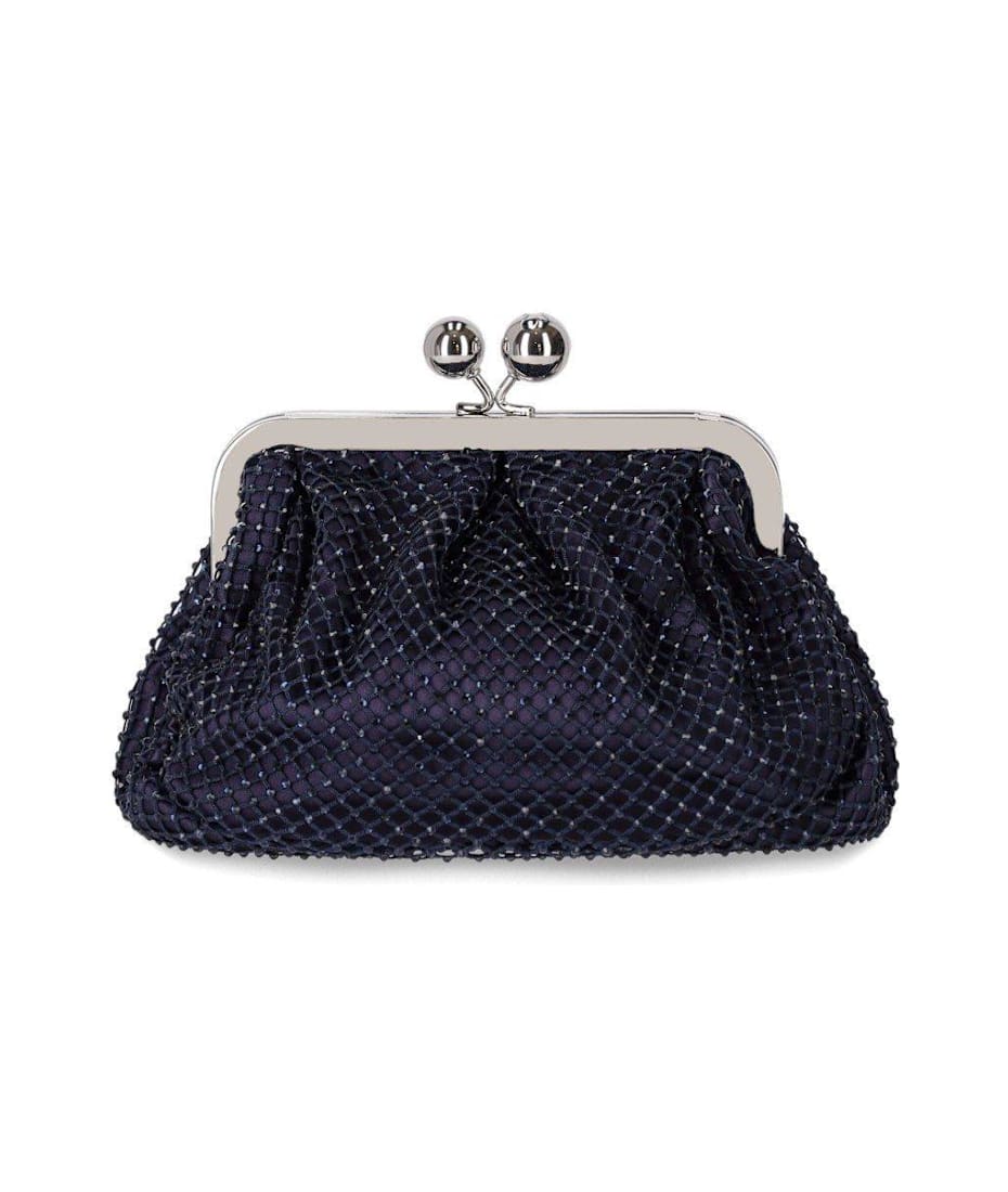 【日本未入荷*送料無料】Weekend Max Mara Small Pasticcino Bag Small jacquard silk Pasticcino Bag, light grey | Weekend Max