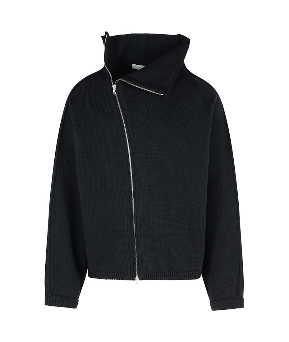 DRIES VAN NOTEN BLACK カーディガン DRIES VAN NOTEN】アルパカ ウール カーディガン 送料関税込 (Dries