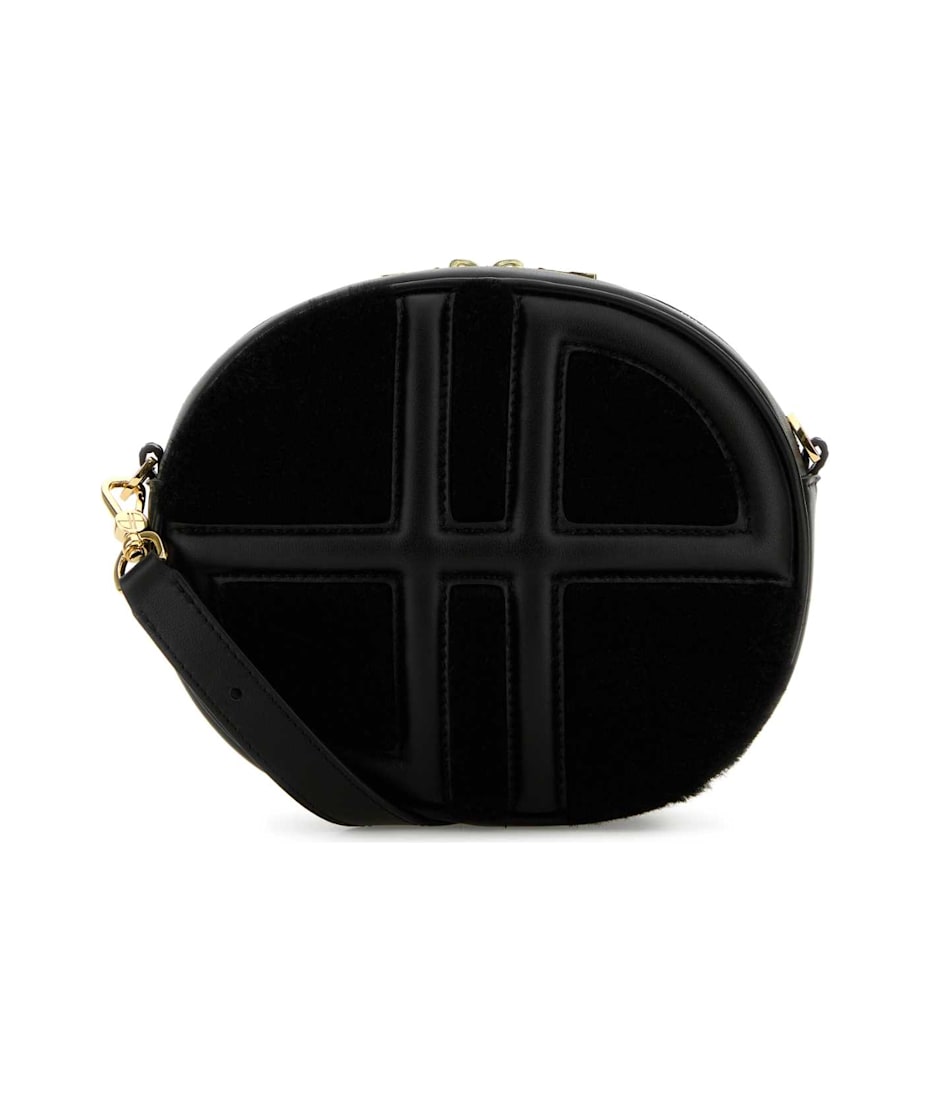Patou Black Leather Le Jp Shoulder Bag | italist