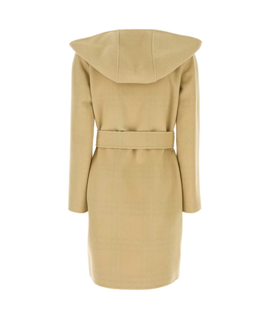 Burberry Beige Wool Reversible Coat | italist