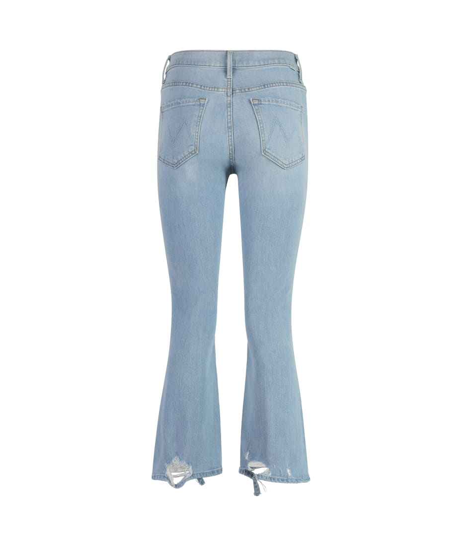 The Insider Crop Step Chew Stretch Cotton Jeans