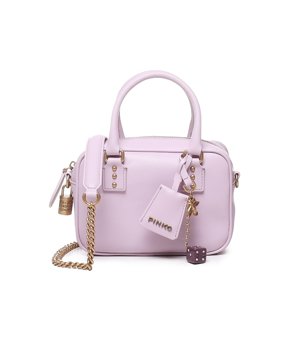 Pinko Mini Bowling Bag In Leather | italist