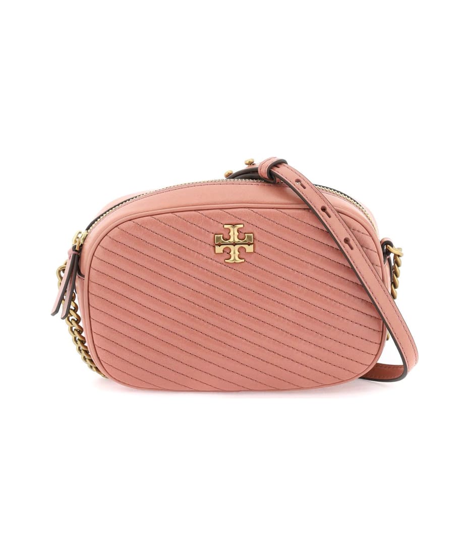 Tory Burch Small Kira Moto Quilted Leather Convertible Crossbody