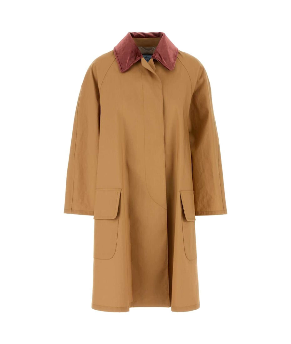 【関税&送料込】Prada Camel Jacket Prada Camel Hair Jacket | Brown | FARFETCH
