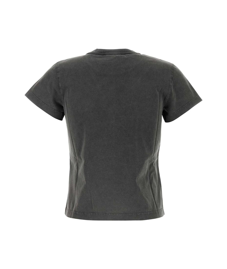 T by Alexander Wang Dark Grey Cotton T-shirt | italist