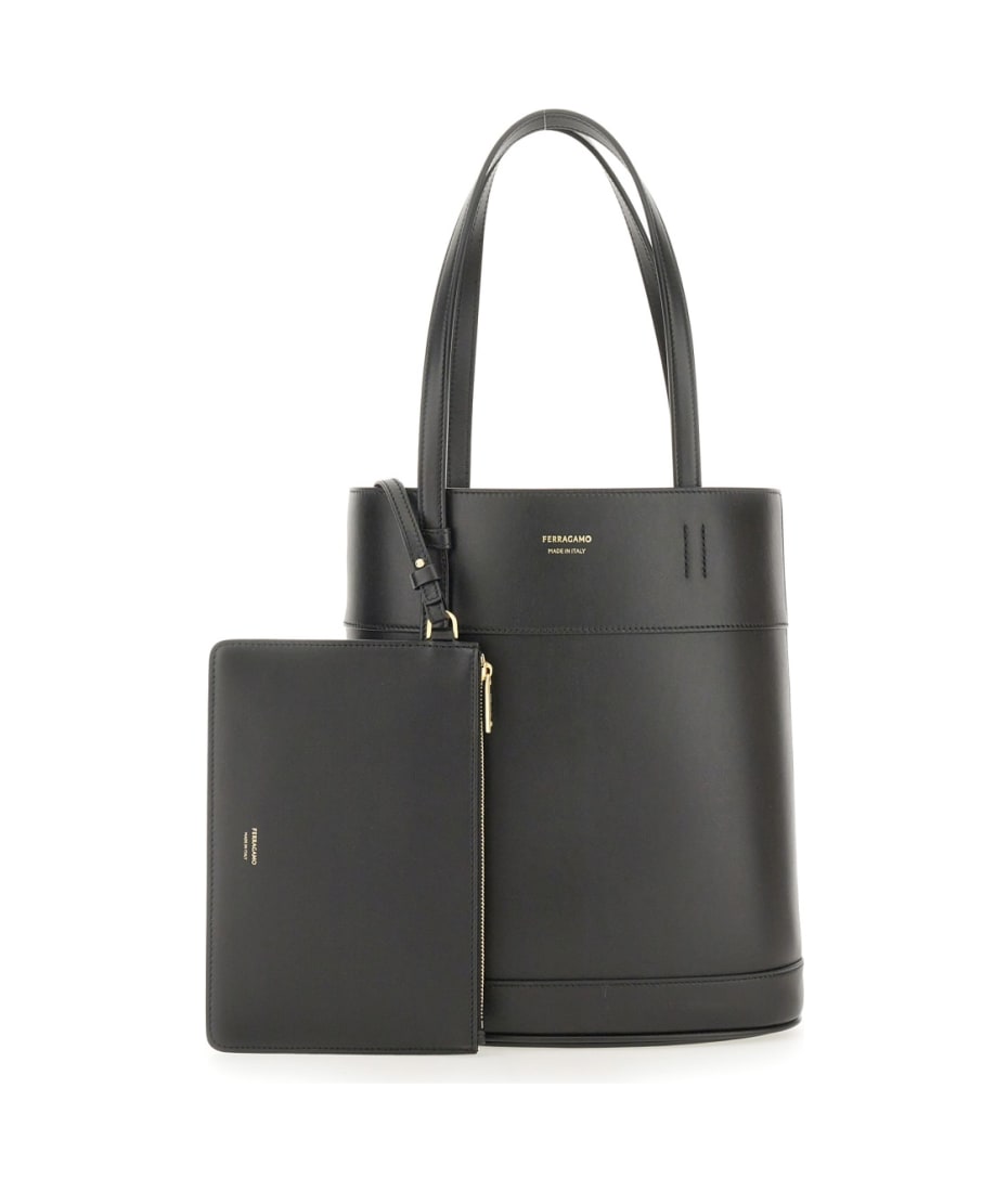 Salvatore Ferragamo North-South charming トートバッグ Ferragamo North-South Charming Tote Bag | Black | FARFETCH PT