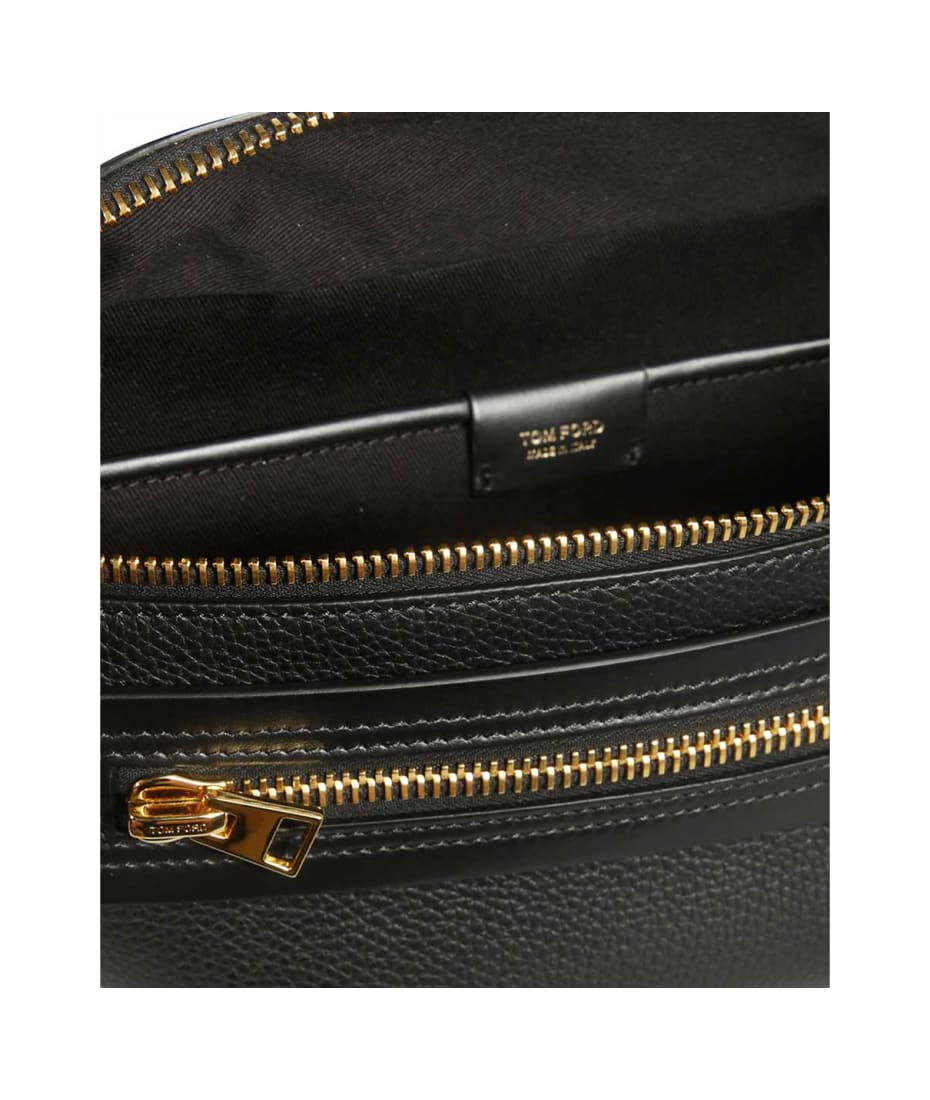 Tom Ford Buckley Leather Belt Bag - black