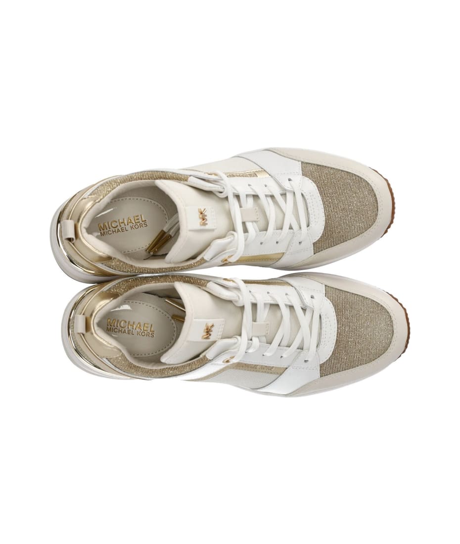 Michael Kors Georgie Gold Sneaker italist