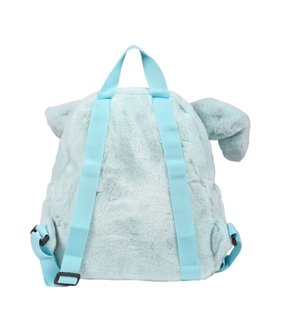 Furry Bunny Backpack in Blue - Molo