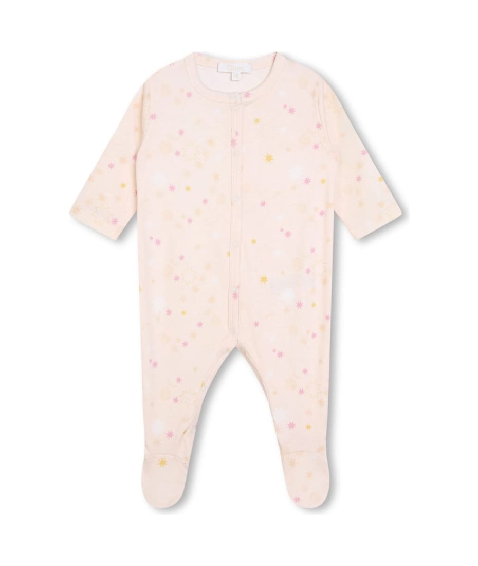 Chloé Pajamas With Ruffles - Pink