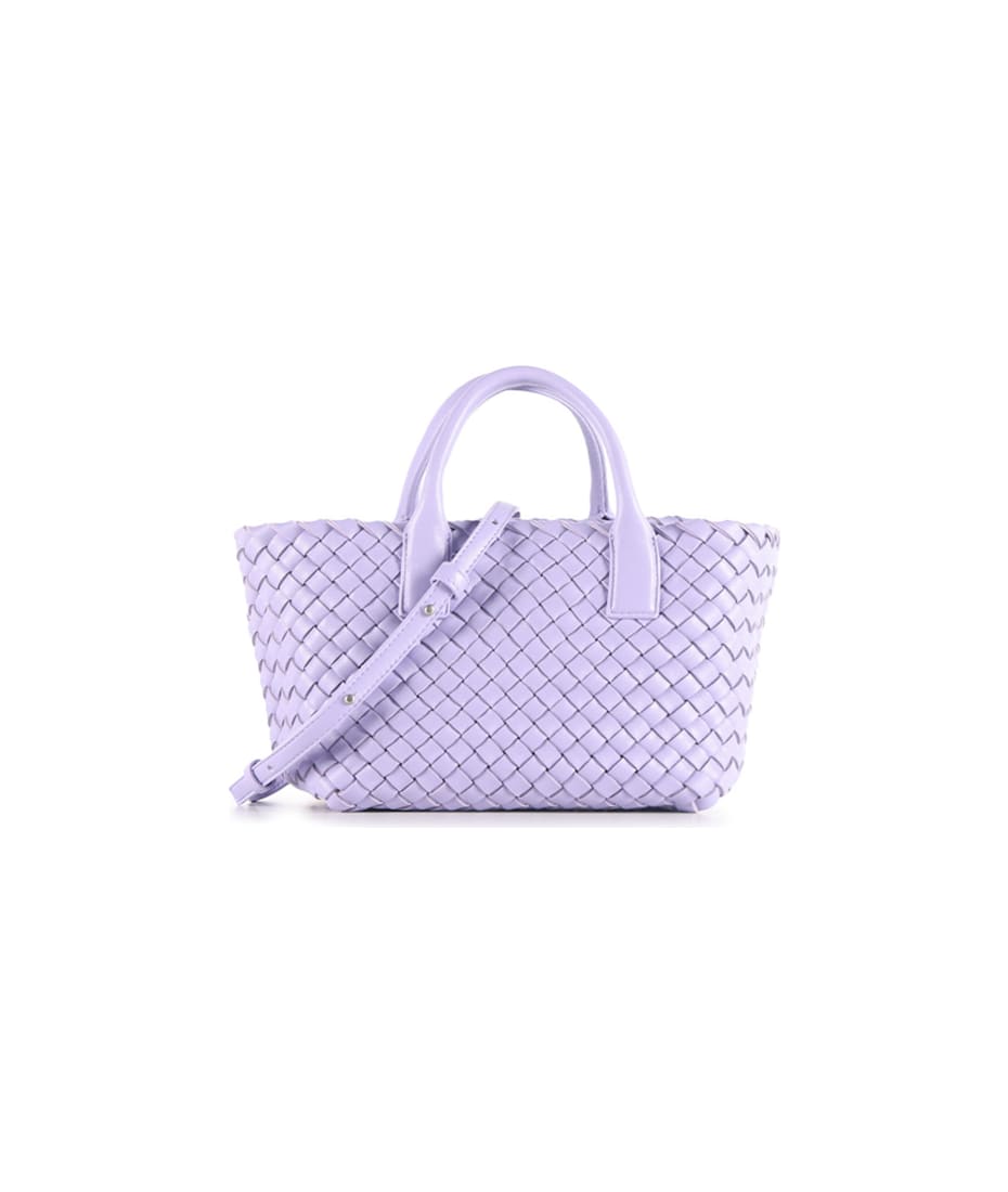 Bottega Veneta Intrecciato Mini Cabat Lambskin Tote