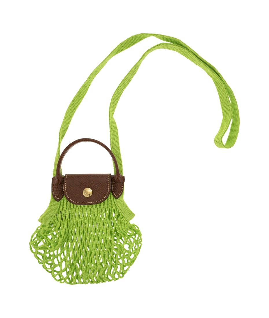 【LONGCHAMP】LE PLIAGE FILET Crossbody bag XS Le Pliage Filet XS Mesh bag Black - Canvas | Longchamp US