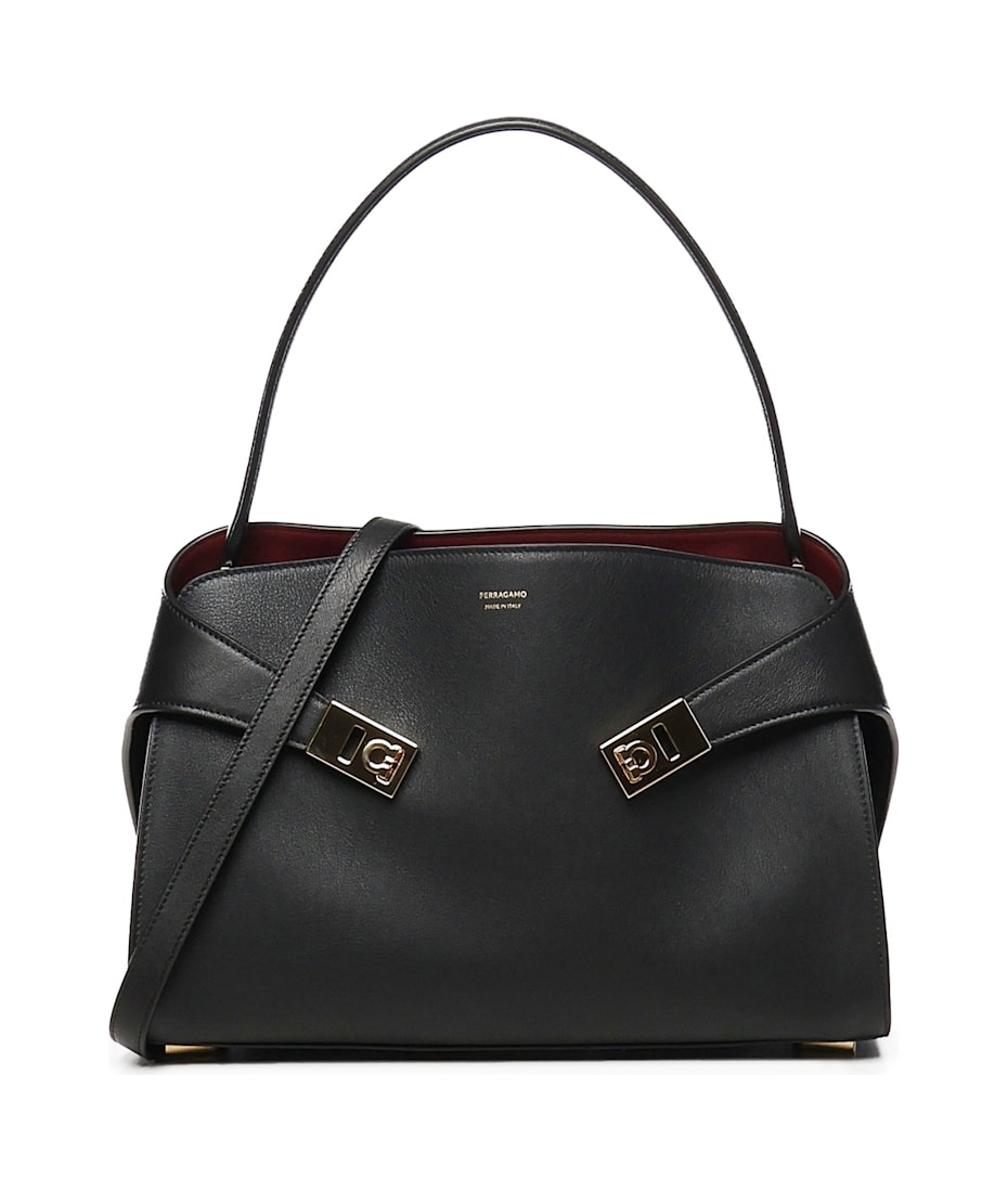 ハンドバッグ FERRAGAMO Hug Soft Two-tone Shoulder Bag Ferragamo Hug Soft Two-tone Shoulder Bag (m) | italist