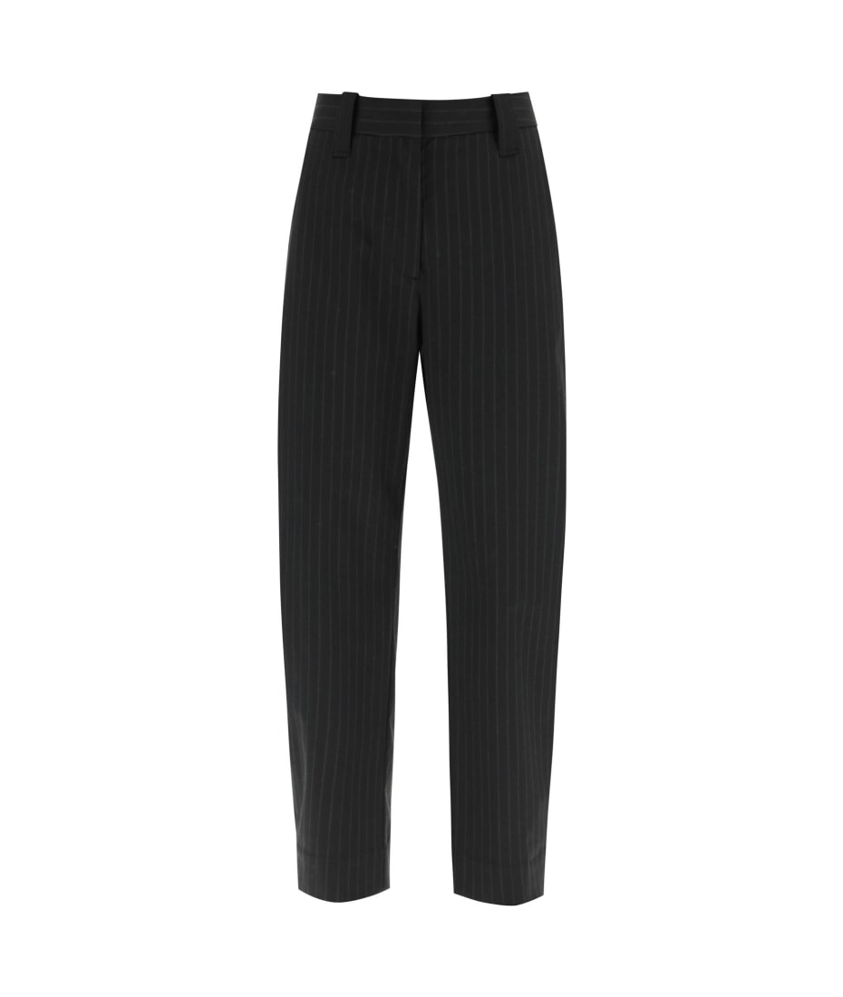 Ganni Pinstriped Carrot Pants | italist