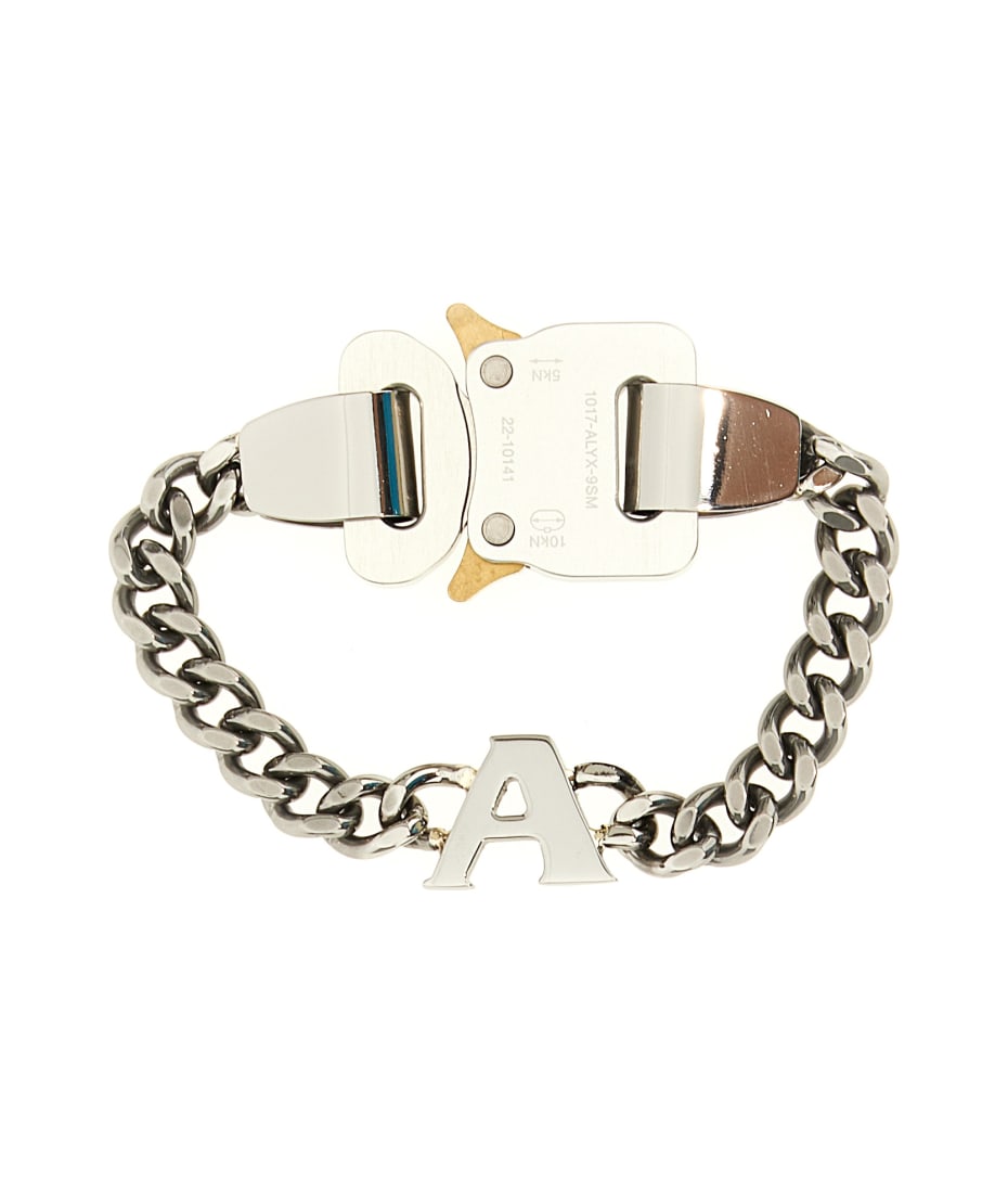 Buckle Charm Logo Bracelet